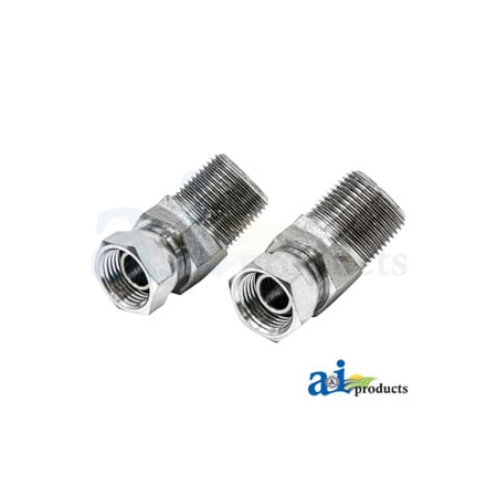 A & I Products 45 Female NPT Swivel X Male NPT Adapter 3.75 x4 x2 A-43B12
